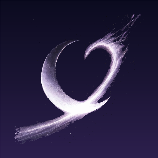 MoonVibe, an astrology-based dating app logo